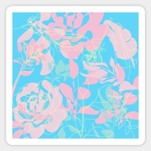 Pink garden Sticker